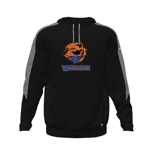 [CUS-DFW-HOOD-FLC-LSL-BLK-YXS-LOGO3] Hoodie (Youth XS, Black, Logo 3)