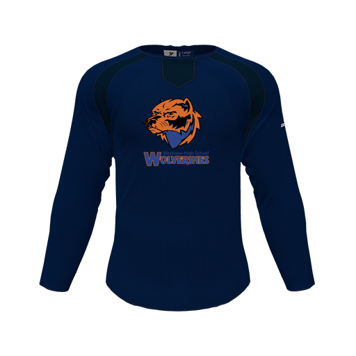 [CUS-DFW-PULL-FLC-CNK-LSL-NVY-YS-LOGO3] Pullover (Youth S, Navy, Logo 3)