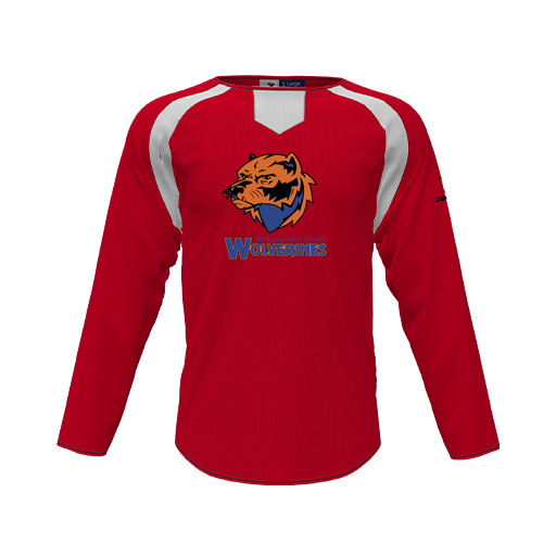 [CUS-DFW-PULL-FLC-CNK-LSL-RED-YS-LOGO3] Pullover (Youth S, Red, Logo 3)