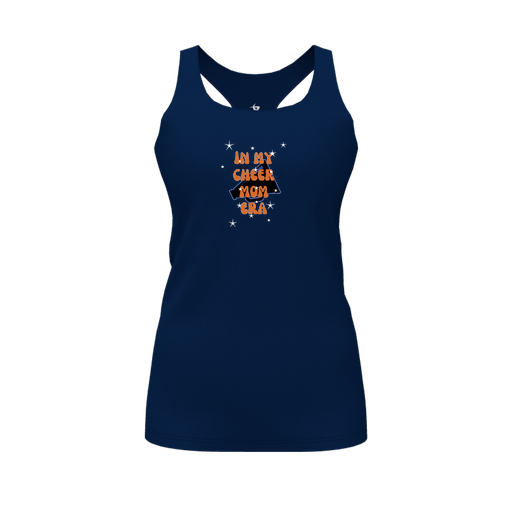 [FT0TRBNV-FYS-LOGO1] Decker Racerback Tank Top (Female Youth S, Navy, Logo 1)