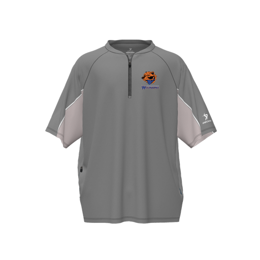 [CUS-DFW-WIND-PER-SSL-GRA-YS-LOGO3] Wind Jacket (Youth S, Graphite, Logo 3)