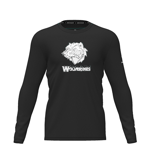 [FTLCDFBK-YXS-LOGO2] Dri Fit Performance T-Shirt (Youth XS, Black, Logo 2, Long Sleeve)