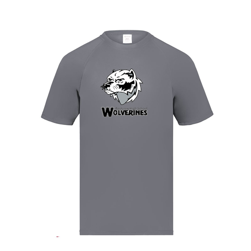 [2790.059.S-LOGO2] Men's Smooth Sport T-Shirt (Adult S, Gray, Logo 2)