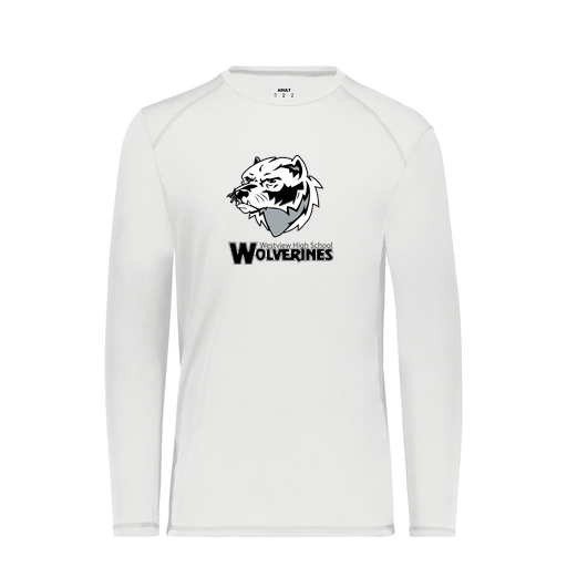 [6846.005.S-LOGO2] Youth SoftTouch Long Sleeve (Youth S, White, Logo 2)