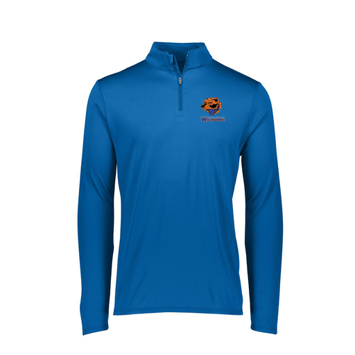 [FTLQFLRY-FAXS-LOGO3] Ladies Flex-Lite 1/4 Zip Shirt (Female Adult XS, Royal, Logo 3)