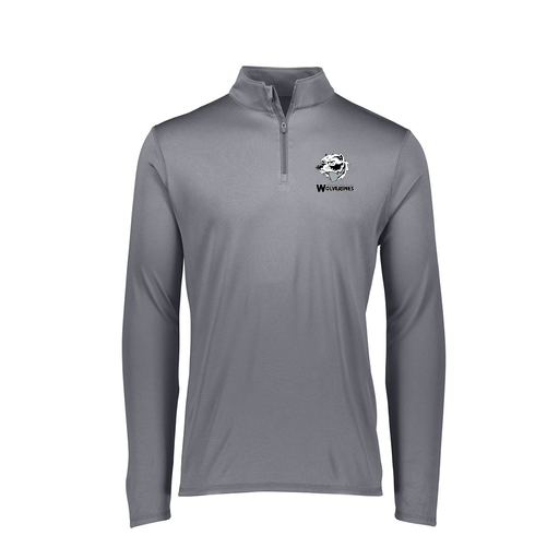 [FTLQFLGY-FAXS-LOGO2] Decker Women's Flex-Lite 1/4 Zip Shirt (Female Adult XS, Gray, Logo 2)