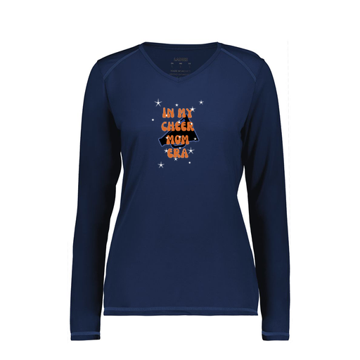 [6847.065.XS-LOGO1] Women's SoftTouch Long Sleeve (Female Adult XS, Navy, Logo 1)