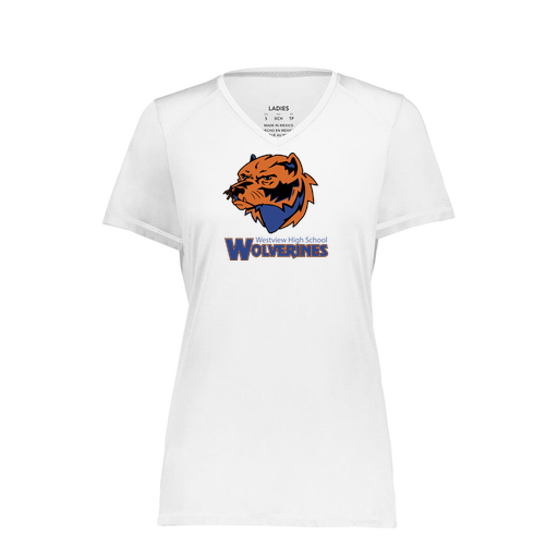 [6844.005.XS-LOGO3] Women's SoftTouch Short Sleeve (Female Adult XS, White, Logo 3)