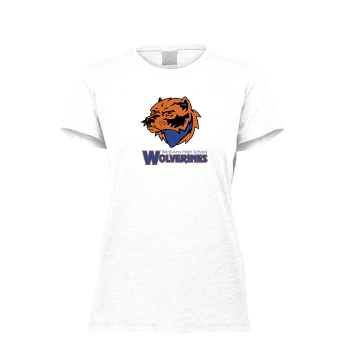 [FTSCUBWH-FAXS-LOGO3] Decker Women's Tri-Blend T-Shirt - Short Sleeve (Female Adult XS, White, Logo 3)