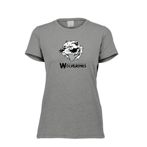 [FTSCUBGY-FAXS-LOGO2] Ladies Ultra-blend T-Shirt (Female Adult XS, Gray, Logo 2)