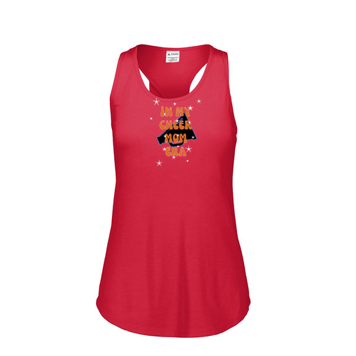 [FT0TUBRD-FAS-LOGO1] Ladies Tri Blend Tank Top (Female Adult S, Red, Logo 1)