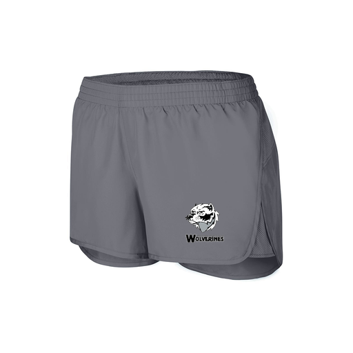 [2430.059.XS-LOGO2] Women's Performance Shorts (Female Adult XS, grey, Logo 2)