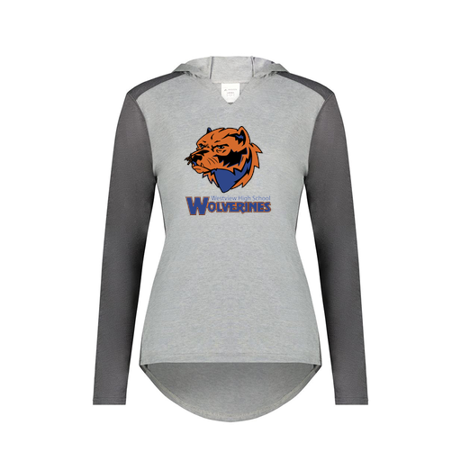 [6902.30V.XS-LOGO3] Ladies Vintage Hoodie (Female Adult XS, Gray, Logo 3)