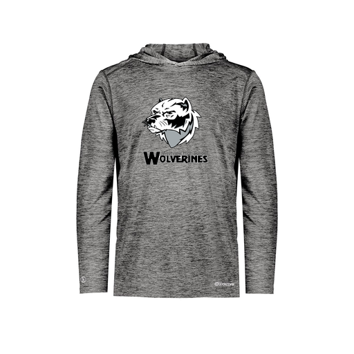 [FOLHCGBK-AS-LOGO2] Decker Men's Charge Hoodie (Adult S, Black, Logo 2)