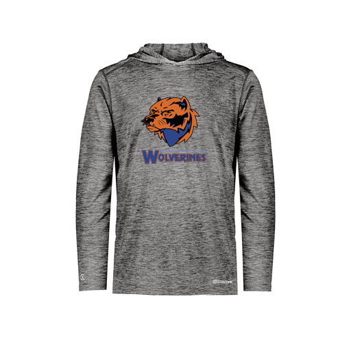 [FOLHCGBK-AS-LOGO3] Men's Charge Hoodie (Adult S, Black, Logo 3)
