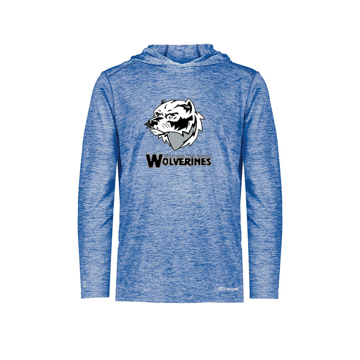 [FOLHCGRY-AS-LOGO2] Decker Men's Charge Hoodie (Adult S, Royal, Logo 2)