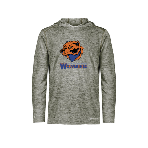 [FOLHCGGY-AS-LOGO3] Decker Men's Charge Hoodie (Adult S, Gray, Logo 3)