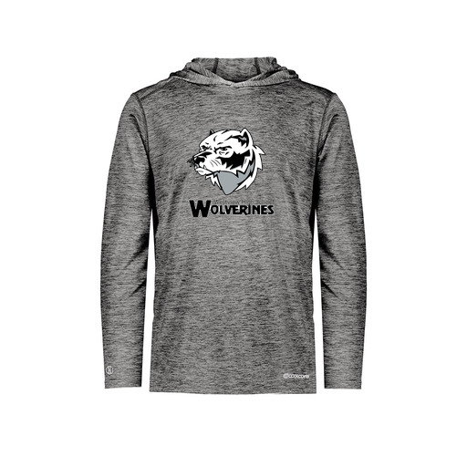 [FOLHCGBK-YS-LOGO2] Decker Youth Charge Hoodie (Youth S, Black, Logo 2)