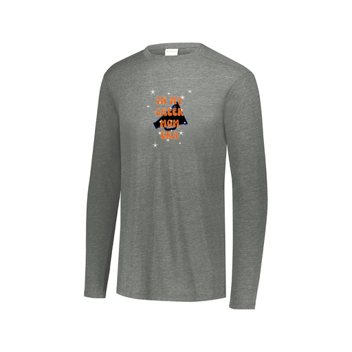 [FTLCUBGY-AXS-LOGO1] Decker Men's Tri-Blend T-Shirt - Long Sleeve (Adult XS, Gray, Logo 1)