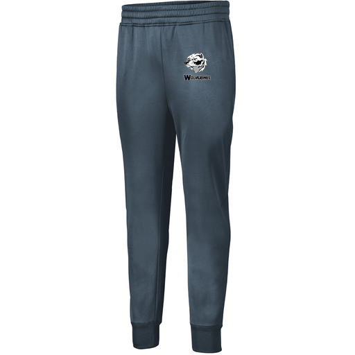 [5566.059.XS-LOGO2] Men's PERFORMANCE FLEECE JOGGER (Adult XS, Gray, Logo 2)