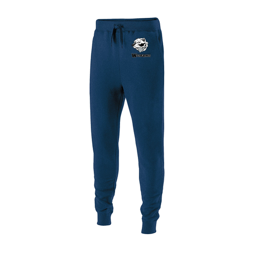 [229548.065.XS-LOGO2] Men's 60/40 Fleece Jogger (Adult XS, Navy, Logo 2)