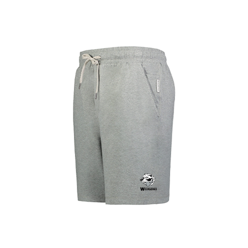 [223504.013.XS-LOGO2] Men's Ventura Soft Knit Shorts (Adult XS, Silver, Logo 2)