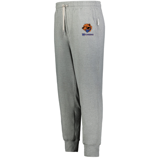 [222599.013.XS-LOGO3] Men's Ventura Soft Knit Joggers (Adult XS, Silver, Logo 3)