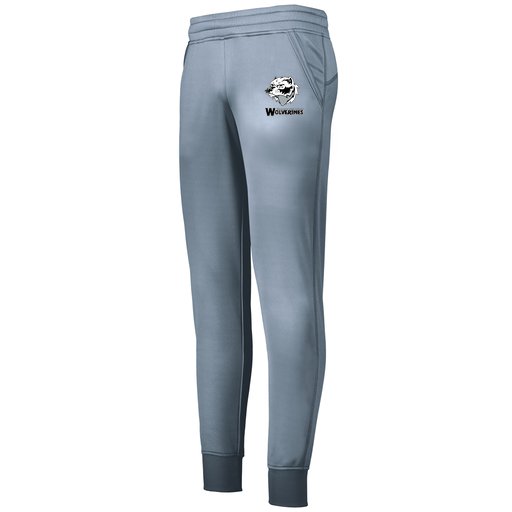 [5568.059.XS-LOGO2] Ladies Performance Jogger (Female Adult XS, Gray, Logo 2)