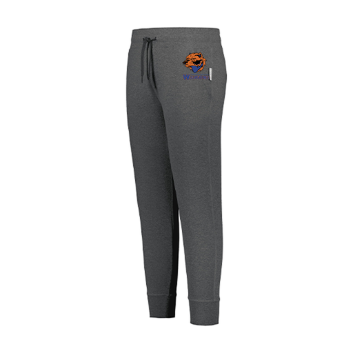 [222799.E83.XS-LOGO3] LADIES VENTURA SOFT KNIT JOGGER (Female Adult XS, Gray, Logo 3)