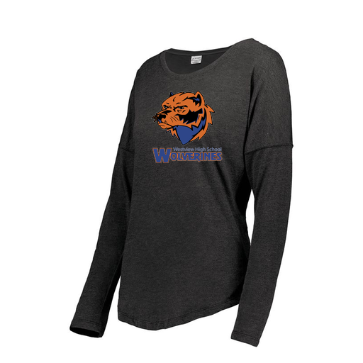[FTLCUBBK-FAXS-LOGO3] Ladies LS Ultra-blend T-Shirt (Female Adult XS, Black, Logo 3)