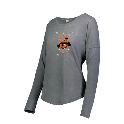 [FTLCUBGY-FAXS-LOGO1] Decker Women's Tri-Blend T-Shirt - Long Sleeve (Female Adult XS, Gray, Logo 1)
